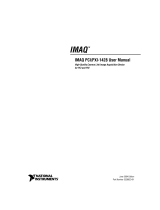 National Instruments IMAQ PXI-1428 User manual