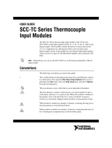 National Instruments SCC-TC01 User manual