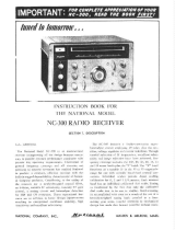 National Products Receiver NC-300 User manual