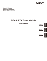 NEC E905-AVT User manual