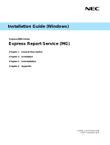 NEC Express5800/R110f-1E Installation guide