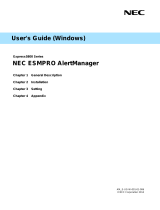 NEC Express5800/R110f-1E User guide