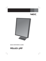 NEC MD21GS-3MP-BK-CB2 - MultiSync - 21.3" LCD Monitor User manual