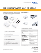 NEC NP-UM351W Quick start guide