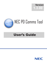 NEC PD Comms Tool User guide