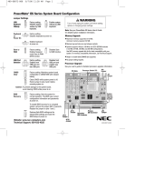 NEC ES series User manual