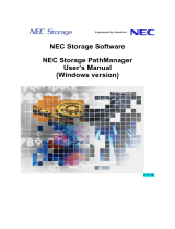 NEC NEC Storage PathManager 3.1 User manual