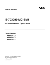 NEC V850/SC1 User manual