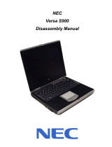 NEC Versa S900 User manual