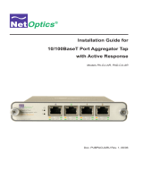 Net Optics PA-CU-AR User manual