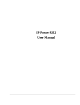 New Media Technology IP Power 9212 User manual