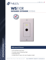 Niles Wall-Mount IR Sensor WS110R User manual