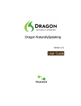 Nuance Dragon NaturallySpeaking 11.5 User manual
