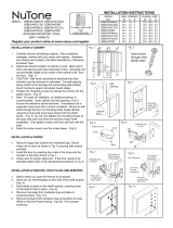 NuTone 62BK244CCY User manual
