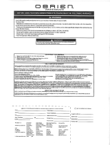 O'Brien 2100100 User manual