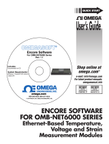Omega Engineering OMB-NET6000 User manual