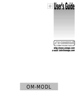Omega OMP-MODL User manual
