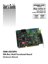 Omega OME-A822PG User manual
