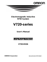 Omron V720-SERIES V720-HS04 User manual