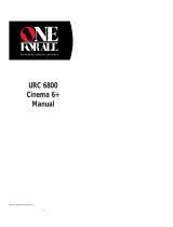 One For All URC 6800 User manual