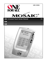 One For All urc 9990 mosaic User manual