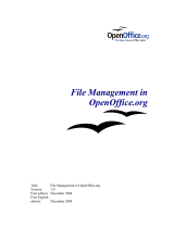 OpenOffice.org OpenOffice - 1.0 User manual