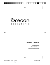 Oregon DS8618 User manual