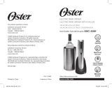 Oster Silver Electric Wine Opener User manual