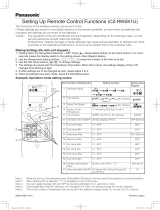 Panasonic CZ-RWSC1U User manual