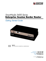 Patton electronic SMARTNODE 5400 User manual