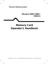 Monarch 9402 User manual