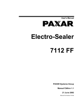 Paxar Car Seat electro-sealer User manual