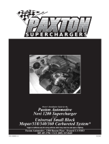 Paxton Automotive Novi 1200 User manual