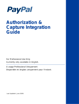 PayPal Authorization Authorization & Capture - 2006 Integration Guide
