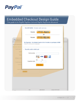 PayPal Embedded Embedded Checkout - 2012 User guide