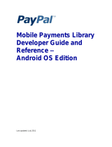 PayPal Mobile Mobile Payments Library - 2012 Android User guide