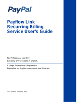 PayPal PayflowPayflow - 2006 - Link Recurring Billing Service