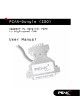 PEAK-System Technik PCAN-Dongle DIN User manual