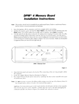 Peavey DPM 4 Memory Board User manual