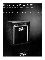Peavey MicroBass Bass Amplification System User manual