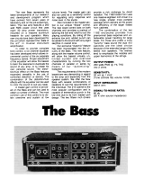 Peavey The Bass User manual