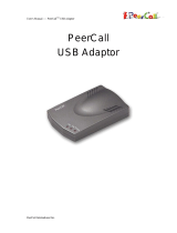 PeerCall USB Adaptor User manual