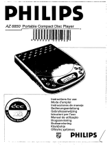 Philips AZ6850 User manual