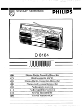 Philips D 8184 User manual