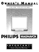 Philips Magnavox MX3690B User manual