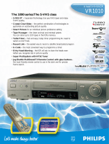 Philips VR1010 User manual