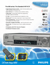 Philips VR610 User manual