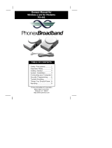 Phonex Broadband PX-441 User manual