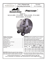 Pinnacle Products International PROTEMP BCB-48-BDF User manual