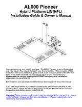Harmar Mobility AL600 User manual